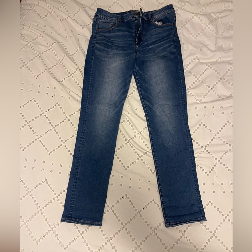 AE Size 14 Long Hi-Rise Skinny Jeans